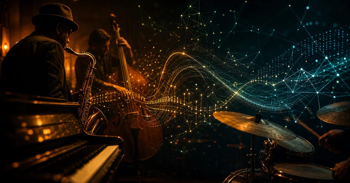 Featured image for Jazz and AI look a lot alike